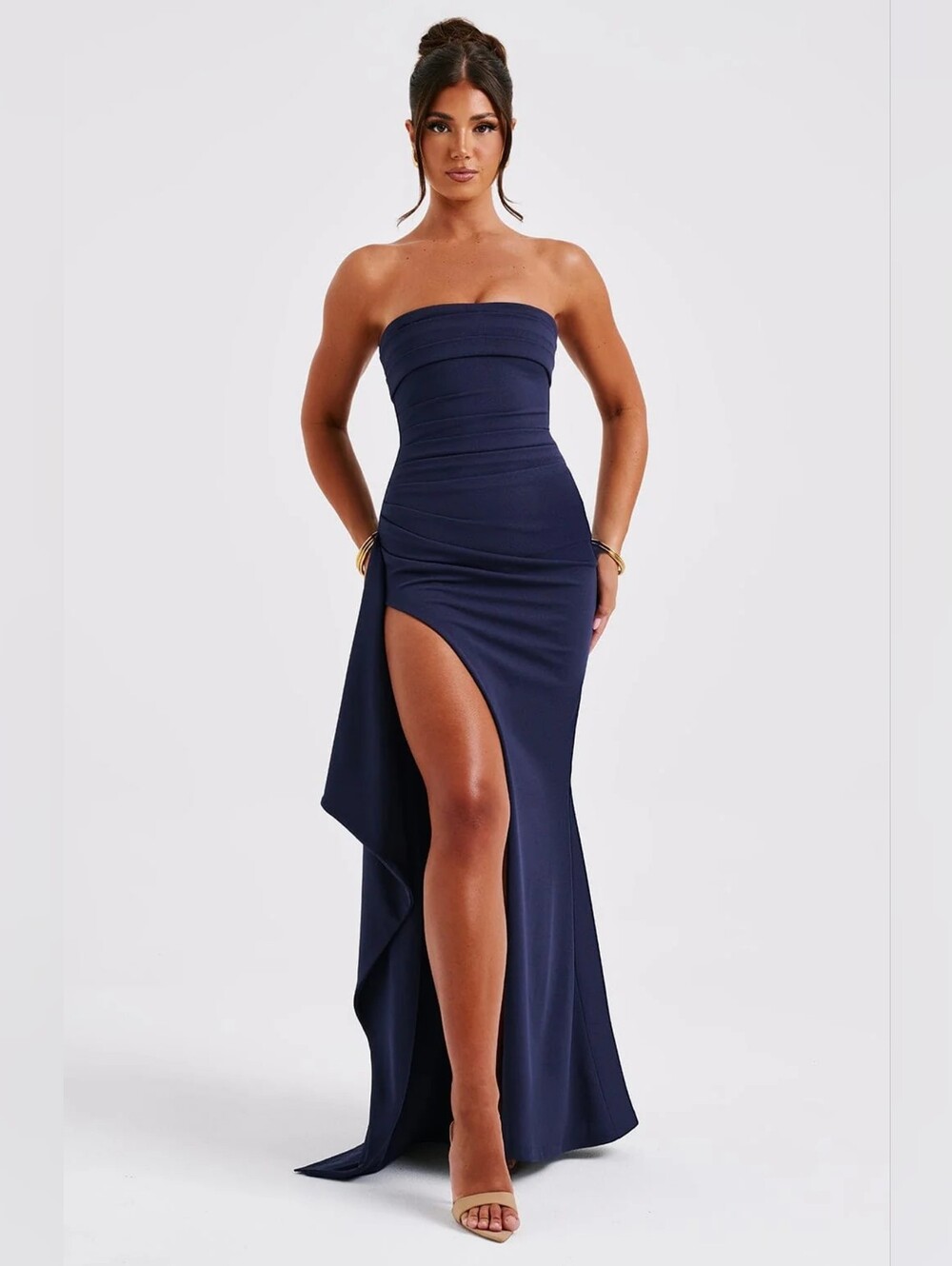 Vestido largo Zafira - Azul marino Babyboo NWT $144